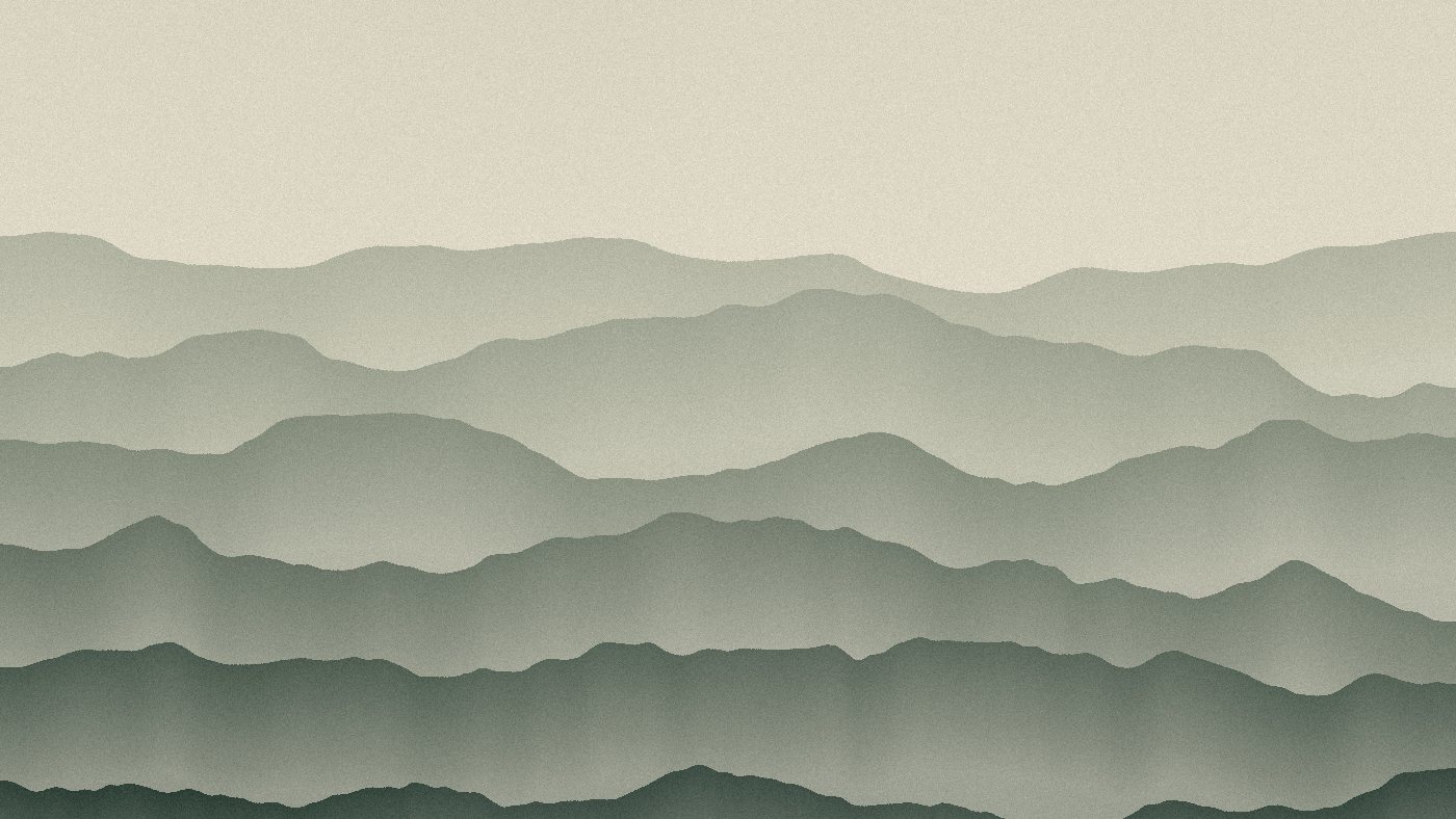 Abstract sample image of layered hills