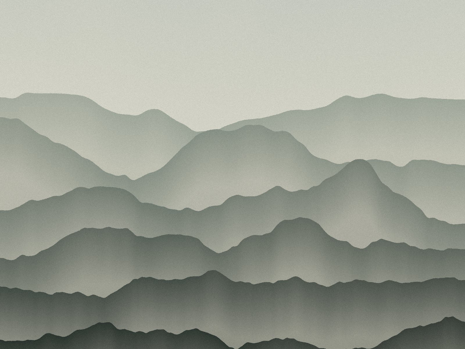 Abstract sample image of misty mountain ridges